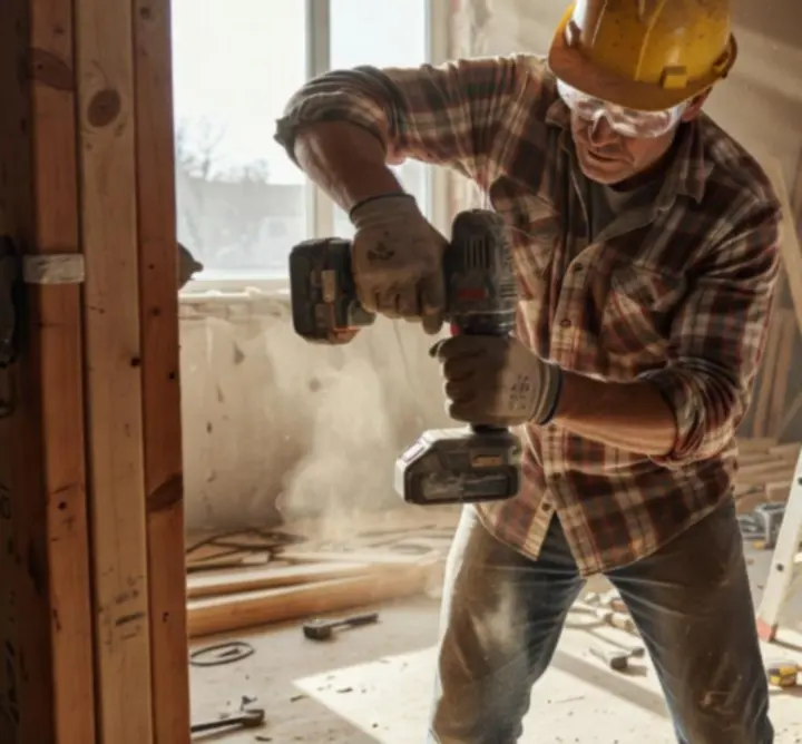 Klienci korzystający z narzędzi Toolvirixa podczas prac remontowych